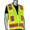 Pip ANSI Type R Class 2 Mesh Breakaway Eleven Pocket Surveyors Vest 302-0505-LY/M - alternate 1