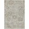 Homeroots 3' X 5' Ivory Brown And Gray Damask Washable Indoor Outdoor Area Rug 603761 - alternate 3