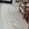 Jonathan Y Danae Classic Cottage Filigree Scroll Reversible Machine-Washable Cream/Navy 2ft x 8ft Runner Rug SVH100B-28 - alternate 1