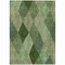 Homeroots 10' X 14' Green Mint Green And Sage Argyle Washable Indoor Outdoor Area Rug 613692 - alternate 4