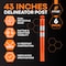 Xpose Safety 6 Pack 42in T-Top Orange Traffic Delineator Post, 6PK DLT-ORG-42-6-X-S - alternate 3
