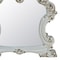 Homeroots 45" White Abstract Wood Framed Mounted Dresser Mirror 486510 - alternate 3