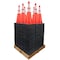 Traffic Kontrol 36in Traffic Cone, 12 Lbs, 6in + 4in Hi Intensity Reflective Collars, 450PC Bulk Pallet, 450PK TKTC-36-12-OR-2C-450 - alternate 1