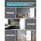 Black&Decker 20.1 cu. Ft. Top Mount Refrigerator / Freezer with ice maker-White BR2010JIMW - alternate 3
