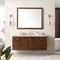 James Martin Vanities Amberly 60" Single Vanity, Mid-Century Walnut, w/ 3 CM Tajnar Eclos Top w/FreePower Wireless Charger 670-V60S-WLT-FTJR - alternate 2