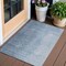 Homeroots 3' X 5' Navy Blue And Sky Blue Abstract Washable Indoor Outdoor Area Rug 588214 - alternate 1