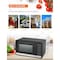 Commercial Chef 0.9 cu ft. Countertop Microwave Oven, Stainless Steel CHM9MS - alternate 2