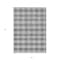 Homeroots 5' X 8' Gray And Charcoal Plaid Washable Indoor Outdoor Area Rug 595482 - alternate 3