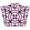 Homeroots 12" X 12" Merlot Lisa Removable Peel and Stick Tiles 556388 - alternate 4