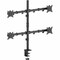 Siig QUAD MONITOR FULL-MOTION DESK MOUNT -INDEPENDENTLY TILT, SWIVEL, ROTATE AND EXTE CE-MT0S12-S1 - alternate 2