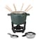 Our Table 13 Piece Enameled Cast Iron Fondue Pot Set in Sycamore 97252.13 - alternate 3