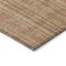 Homeroots 10' X 14' Rust Beige And Linen Striped Washable Indoor Outdoor Area Rug 616411 - alternate 3