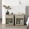 Manhattan Comfort Evelyn Nightstand in Natural - Set of 2 2-NS011-NA - alternate 1