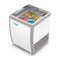 Koolmore 26 in. 4 Tub Ice Cream Dipping Cabinet Display Freezer with Sliding Glass Door, 6 cu. ft KM-ICD-26SD - alternate 3