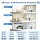 Edendirect 12,000 BTU (7,800 BTU DOE) Portable Air Conditioner Cools 450 sq. ft. with Dehum & Remote, Swing ZR-SPF2-10HG - alternate 3