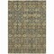 Homeroots 9' X 12' Blue and Orange Floral Washable Non Skid Indoor Outdoor Area Rug 564354 - alternate 3