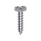 Auveco 14 x 1in Indented Hex Head Tapping Screw 7/16in Hex Zinc, 100PK 2266 - alternate 1