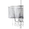 Jonathan Y Avah 17" Metal/Crystal Adjustable LED Drop Chandelier, Chrome JYL7466A - alternate 6