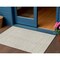 Homeroots 3' X 5' Beige And Ivory Geometric Washable Indoor Outdoor Area Rug 596075 - alternate 1