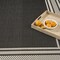 Homeroots 5' X 7' Black Geometric Indoor Outdoor Area Rug 572766 - alternate 5