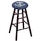 Holland Bar Stool Co Maple Counter Stool, Dark Cherry Finish, US Naval Academy NAVY Seat RC24MSDC - alternate 1