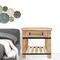 Homeroots 26" White One Drawer Nightstand 488757 - alternate 3