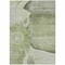 Homeroots 8' X 10' Artichoke Green And Gray Floral Washable Indoor Outdoor Area Rug 582233 - alternate 4
