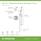 Symmons Birch HydroMersion Single Handle Shower Faucet Trim Kit with Hand Spray (Valve not Included) S5998STN15TRM - alternate 2