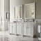 James Martin Vanities Bristol 72'' D Vanity, Bright White w/ Victorian Sil Silestone Top w/FreePower Wireless Charger 157-V72-BW-FVSL - alternate 4