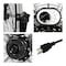 Maxx Air HVPF 30 YOKE HighVelocity Pedestal Fan, 120 V, 165 A, 360 deg Sweep, 30 in Dia Blade, Black HVPF30/YOKE - alternate 2