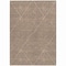 Homeroots 10' X 14' Brown And Ivory Geometric Washable Indoor Outdoor Area Rug 612123 - alternate 4