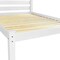 Homeroots White Solid Wood Queen Bed Frame 546898 - alternate 2