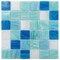 Apollo Tile Mingles 12 in. x 12 in. Glossy Green and White Glass Mosaic Wall and Floor Tile 20 sqft/case, 20PK MIX4888GR731A - alternate 1