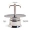 Kings County Tools Double Spout 2 Cup Coffee Maker Stainless Steel Stovetop Espresso Maker Italian Coffee Machine GW39A03-06 - alternate 3