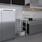 Amgood 24in D x 18in L Stainless Steel Open Base Table, 3in Casters AMG WT-2418-RCB-WHEELS-Z - alternate 4