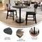 Flash Furniture Commercial 31.25" Black Faux Marble HPL Tabletop with Black Table Height RD Base ST-RD31-BKMAR-TR18-GG - alternate 3