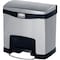 Rubbermaid Commercial Slim Jim Stainless Steel Step-On Container, Front Step Style, 4gal, Bk 1901982 - alternate 1