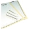 Tabbies 1/2" NUMERICAL EXHIBIT INDEX TABS, BLUE COLOR EDGE, '#1 - 100', 100 TABS/PACK, 5 PACKS/BOX, 5PK 57000 - alternate 2