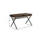 Homeroots 47" Brown and Black Computer Desk With Two Drawers 333544 - alternate 3