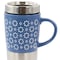 Mr. Coffee Travertine 16 Ounce Stoneware and Stainless Steel Travel Mug With Lid in Blue 138970.01 - alternate 2