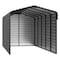 Arrow Storage Products 10 x 24 x 9 ft Charcoal Steel Carport with 3 Wall Kits CPHC102409ECL3 - alternate 1