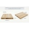 Amgood 18 in. x 24 in. Maple Wood Cutting Board, Reversible with Juice Groove and Handles AMG MWCB-1824-SQJG-Z - alternate 2