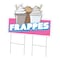 Signmission Frappes Die Cut Yard Sign & Stake outdoor plastic coroplast window, C-DC-2436-Frappes19 C-DC-2436-Frappes19 - alternate 1