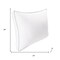 Homeroots Set of Two Microfiber Down Alternative Medium Hypoallergenic Standard Size Bed Pillows 526444 - alternate 5