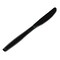 Dixie Plastic Cutlery, Heavyweight Knife, Black, 1000PK KH517 - alternate 1
