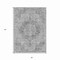 Homeroots 3' X 5' Silver Floral Medallion Washable Indoor Outdoor Area Rug 607938 - alternate 4