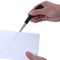Westcott Letter Opener with Stainless Steel Serrated Blade and Plastic Handle, Black, 8 in, 2PK 29380 - alternate 3