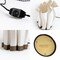Jonathan Y Flame 13.5" Modern Bohemian Plant-Based PLA 3D Printed Dimmable LED Table Lamp, White/Brown USA1002A - alternate 2