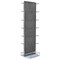 Azar Displays Charcoal Two-Sided Pegboard Floor Display On Studio Base with 50 6in Black Hooks 700770-CHA-6B50 - alternate 4