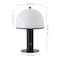 Jonathan Y Imani 12.3 in. Modern Metal Rechargeable Integrated Dimmable LED Table Lamp w/Touch Sensor, Matt, 2PK JYL1158B-SET2 - alternate 4